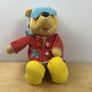 Fisher Price Disney Sing N Snore Winnie The Pooh Stuffed Animal Vintage Toy 2002